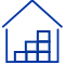 House with crates Warehousing Icon